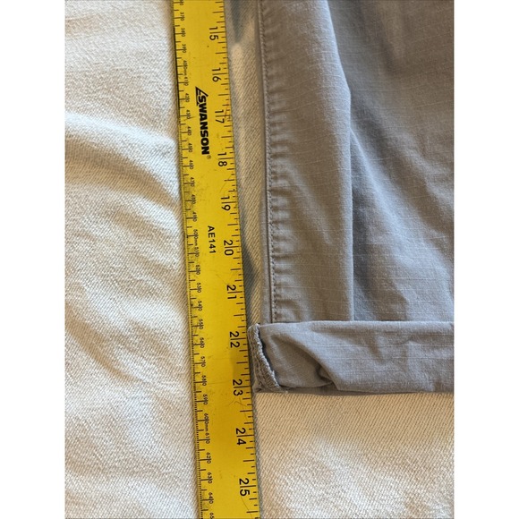 Eddie Bauer Women's Pants 12 Gray Capri Cargo Gorpcore Hiking Grunge Mid-rise - Picture 5 of 16
